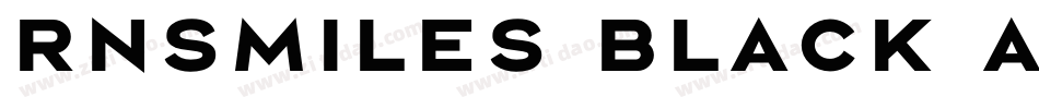 rnsmiles black aliba字体转换